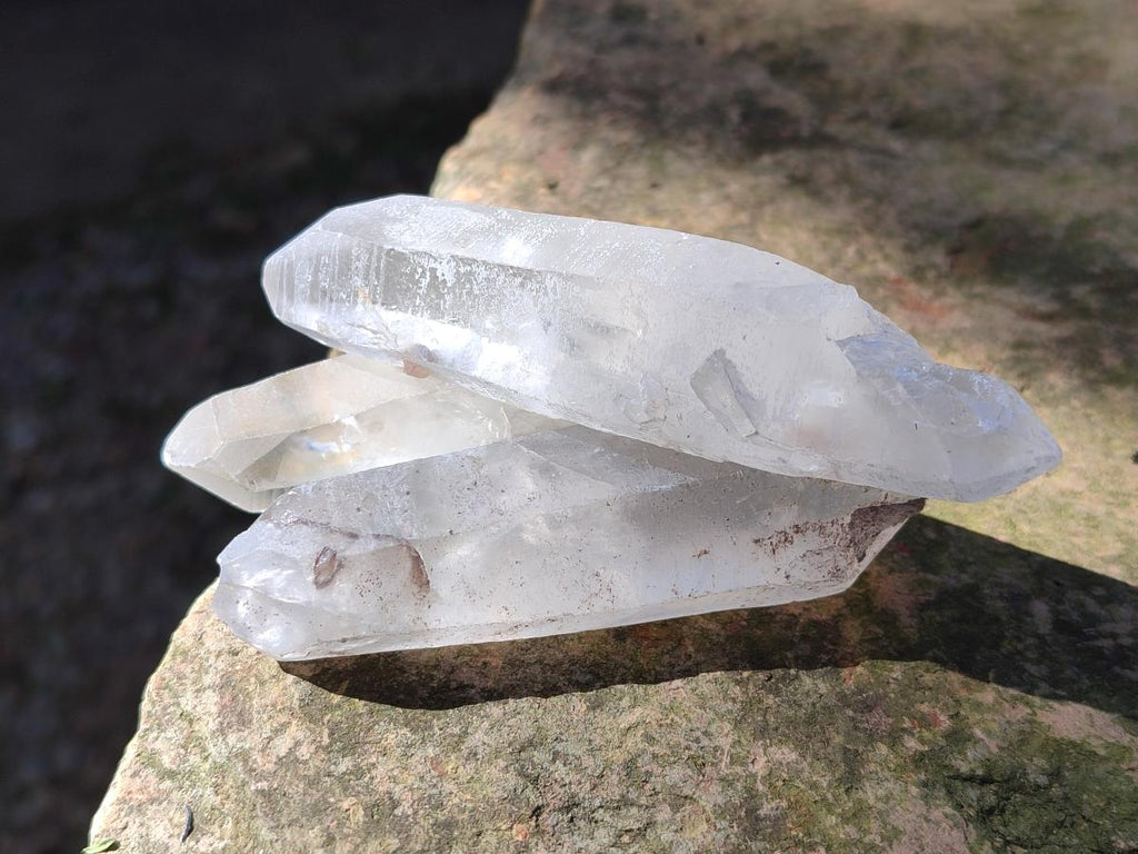 Natural Clear Quartz Single Crystals x 39 From Madagascar - Toprock Gemstones and Minerals 