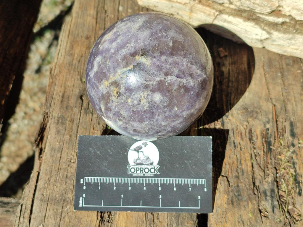 Polished Lepidolite Spheres x 2 From Ambatondrazaka, Madagascar - Toprock Gemstones and Minerals 