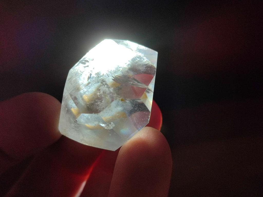 Polished Pendant Size Clear Quartz Double Terminated Crystals x 35 From Madagascar - Toprock Gemstones and Minerals 