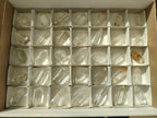 Polished Pendant Size Clear Quartz Double Terminated Crystals x 35 From Madagascar - Toprock Gemstones and Minerals 