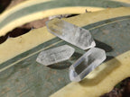 Polished Pendant Size Clear Quartz Double Terminated Crystals x 35 From Madagascar - Toprock Gemstones and Minerals 