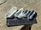 Polished Pendant Size Clear Quartz Double Terminated Crystals x 35 From Madagascar - Toprock Gemstones and Minerals 