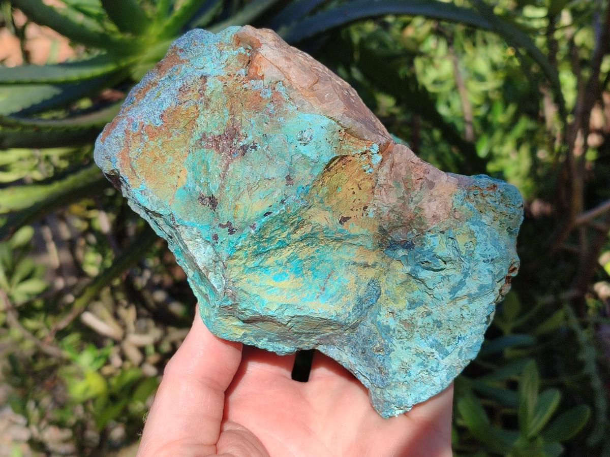 Natural Rough Shattuckite Specimens x 4 From Kaokoveld, Namibia - Toprock Gemstones and Minerals 