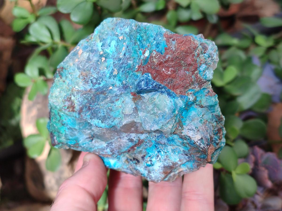 Natural Rough Shattuckite Specimens x 4 From Kaokoveld, Namibia - Toprock Gemstones and Minerals 
