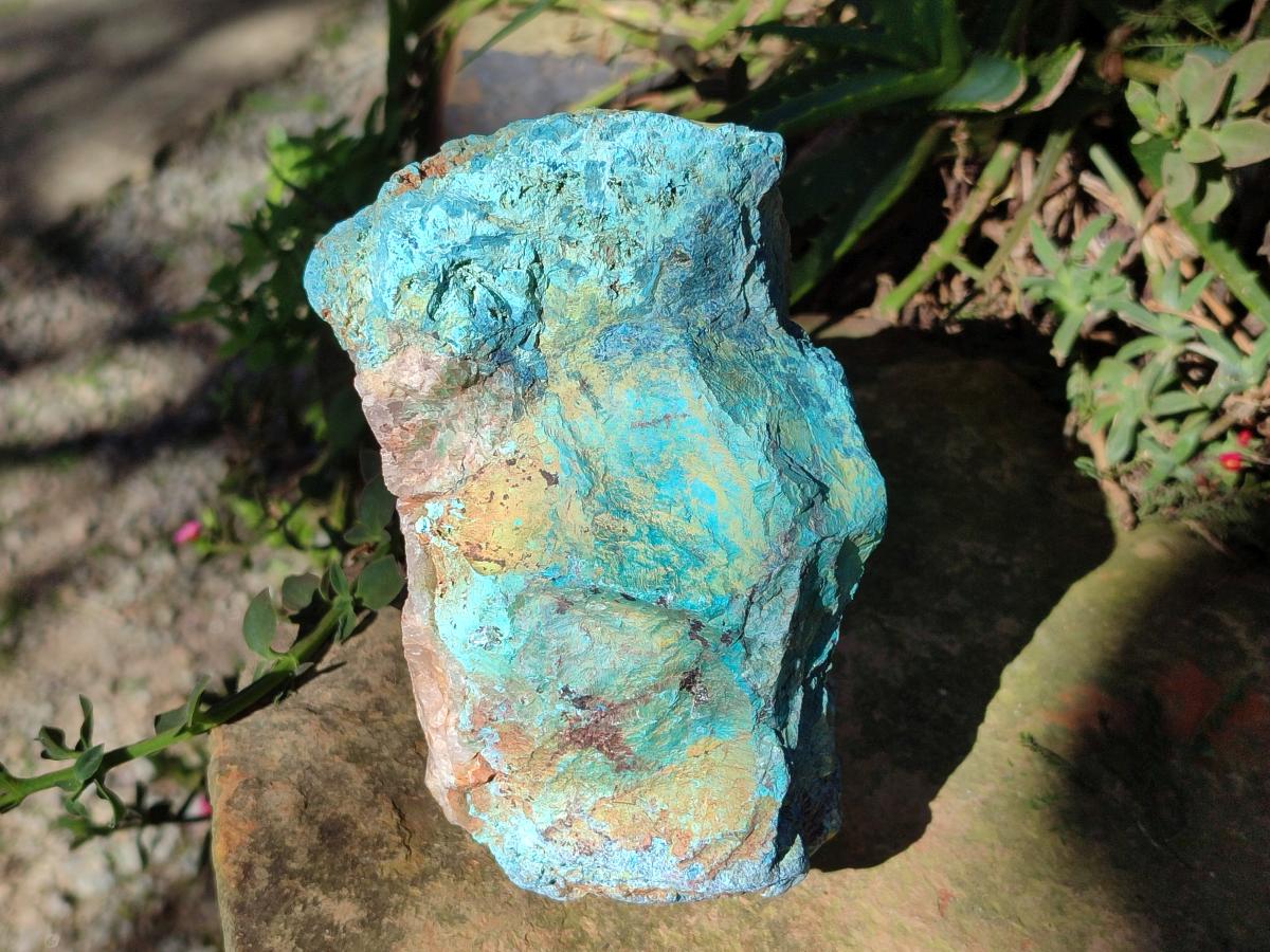 Natural Rough Shattuckite Specimens x 4 From Kaokoveld, Namibia - Toprock Gemstones and Minerals 