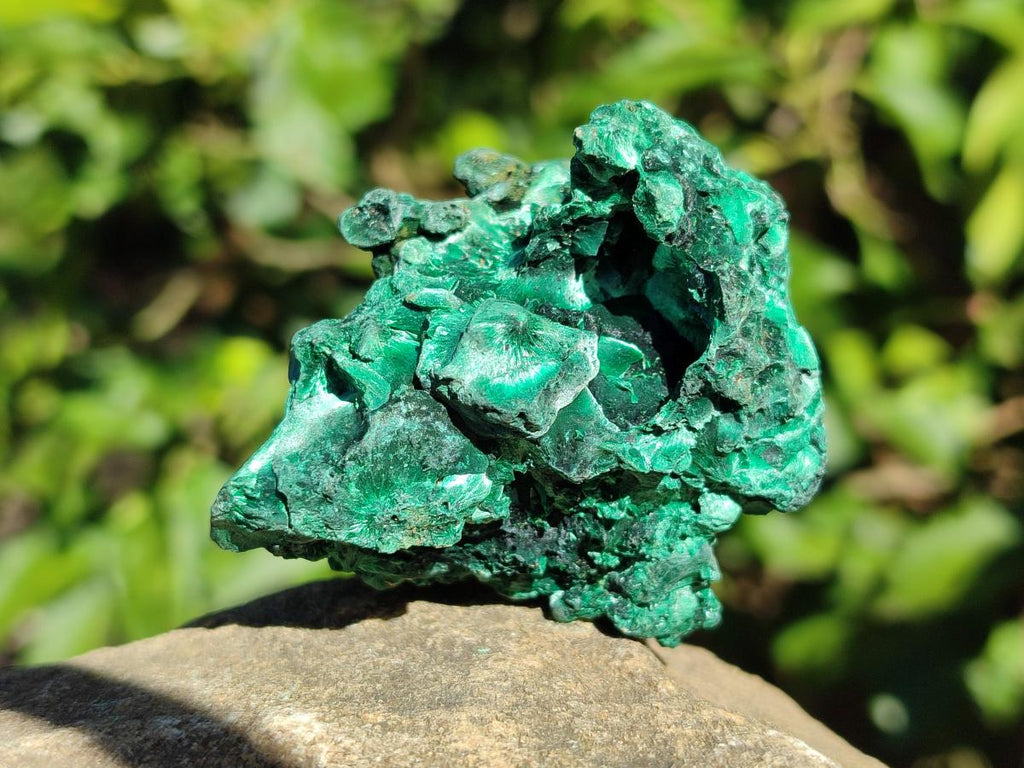 Natural Silky Malachite Specimens x 7 From Kasompe, Congo - Toprock Gemstones and Minerals 