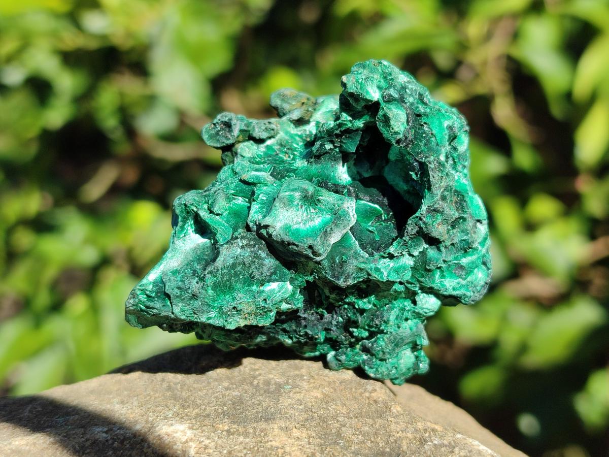 Natural Silky Malachite Specimens x 7 From Kasompe, Congo - Toprock Gemstones and Minerals 