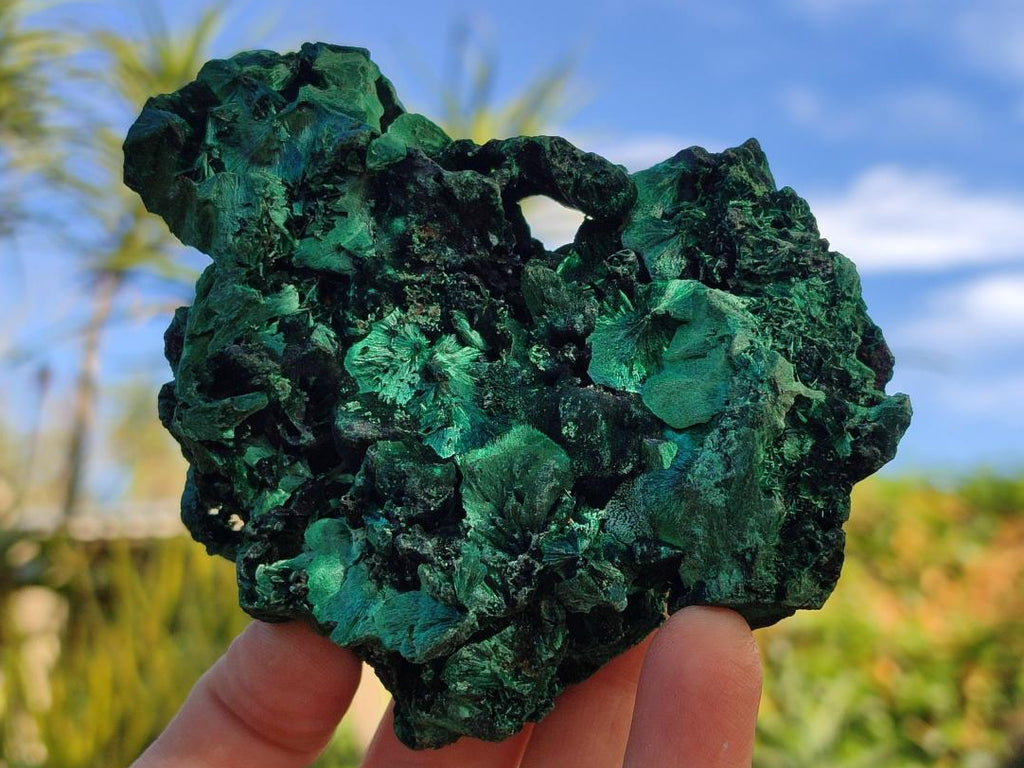 Natural Silky Malachite Specimens x 7 From Kasompe, Congo - Toprock Gemstones and Minerals 