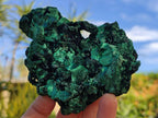 Natural Silky Malachite Specimens x 7 From Kasompe, Congo - Toprock Gemstones and Minerals 