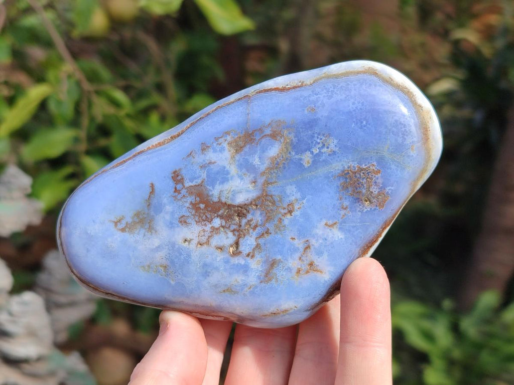 Polished Blue Lace Agate Free Forms x 6 From Nsanje, Malawi - Toprock Gemstones and Minerals 