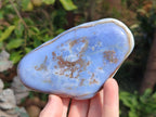 Polished Blue Lace Agate Free Forms x 6 From Nsanje, Malawi - Toprock Gemstones and Minerals 