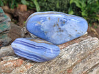 Polished Blue Lace Agate Free Forms x 6 From Nsanje, Malawi - Toprock Gemstones and Minerals 
