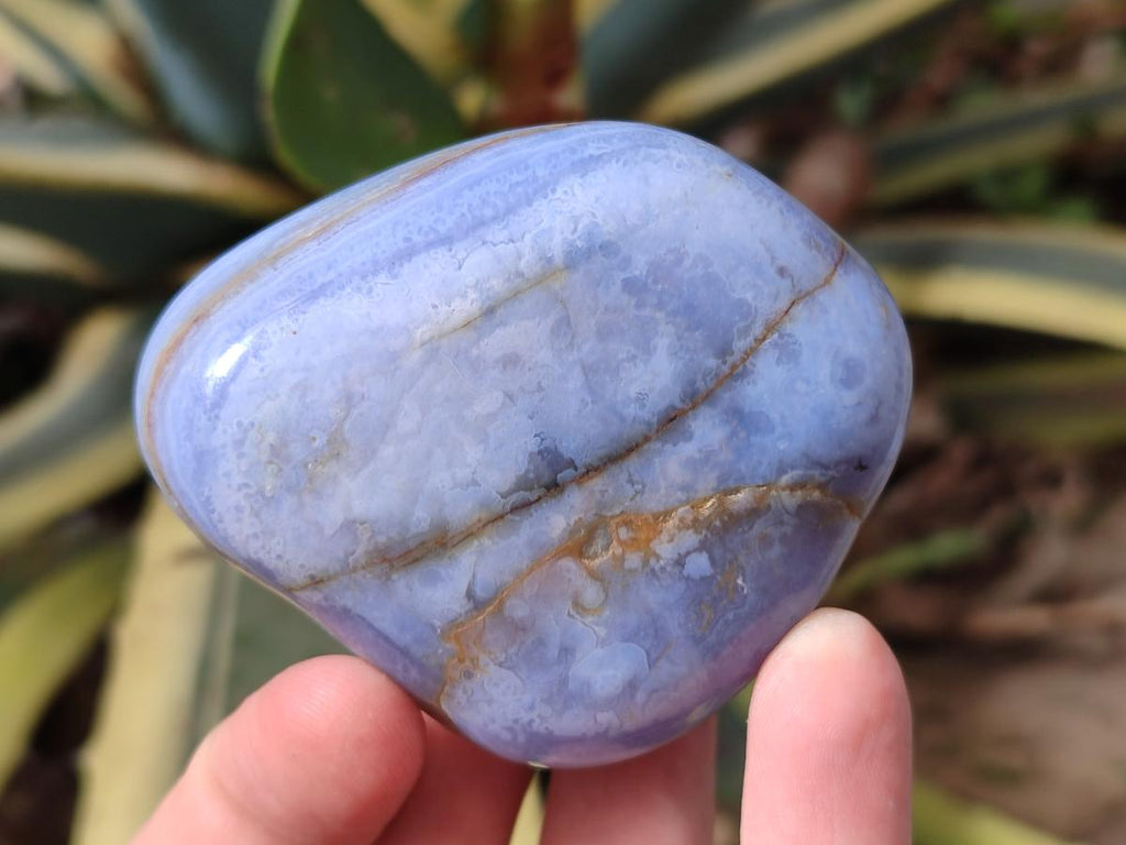 Polished Blue Lace Agate Free Forms x 6 From Nsanje, Malawi - Toprock Gemstones and Minerals 