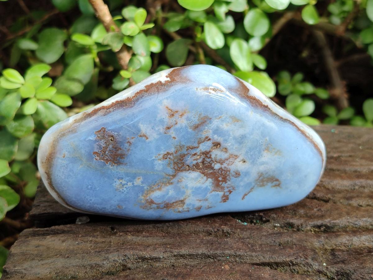 Polished Blue Lace Agate Free Forms x 6 From Nsanje, Malawi - Toprock Gemstones and Minerals 