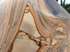 Polished XL Picture Stone Jasper Standing Display Piece x 1 From Ais-Ais, Namibia - Toprock Gemstones and Minerals 