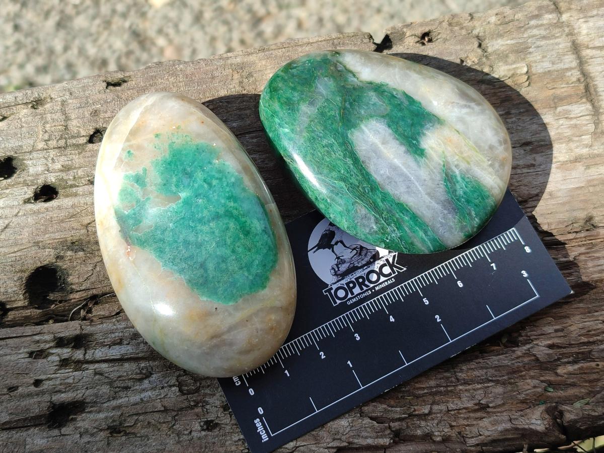 Polished Buddstone Galests x 18 From Swaziland - Toprock Gemstones and Minerals 