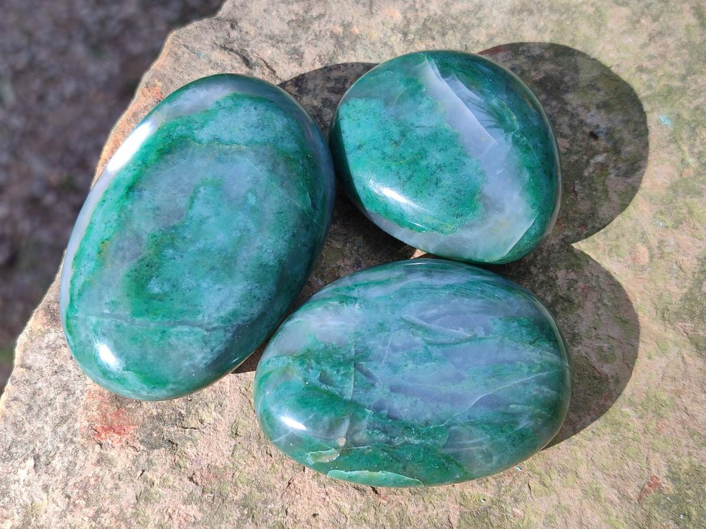 Polished Buddstone Galests x 18 From Swaziland - Toprock Gemstones and Minerals 