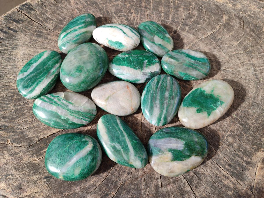 Polished Buddstone Galests x 18 From Swaziland - Toprock Gemstones and Minerals 