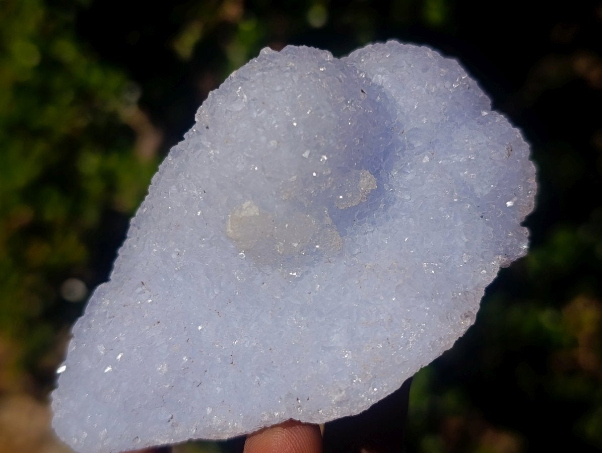 Natural Blue Lace Agate Specimens x 12 From Nsanje, Malawi - Toprock Gemstones and Minerals 