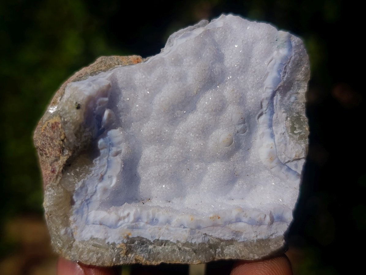 Natural Blue Lace Agate Specimens x 12 From Nsanje, Malawi - Toprock Gemstones and Minerals 