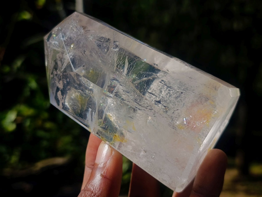 Polished Clear Quartz Display Crystals x 3 From Madagascar - Toprock Gemstones and Minerals 