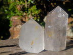 Polished Clear Quartz Display Crystals x 3 From Madagascar - Toprock Gemstones and Minerals 