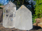 Polished Clear Quartz Display Crystals x 3 From Madagascar - Toprock Gemstones and Minerals 