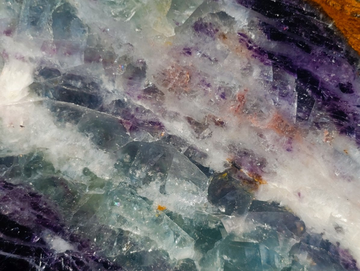 Polished Watermelon Fluorite Crystal Points x 2 From Uis, Namibia - Toprock Gemstones and Minerals 