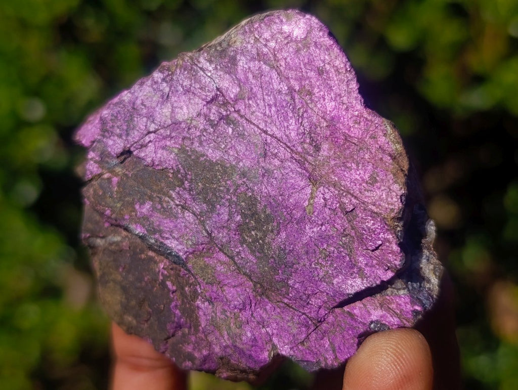 Natural Metallic Cobbed Purpurite Specimens x 6 From Erongo, Namibia - Toprock Gemstones and Minerals 