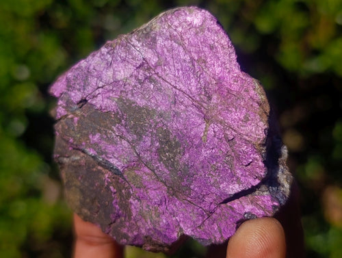 Natural Metallic Cobbed Purpurite Specimens x 6 From Erongo, Namibia - Toprock Gemstones and Minerals 