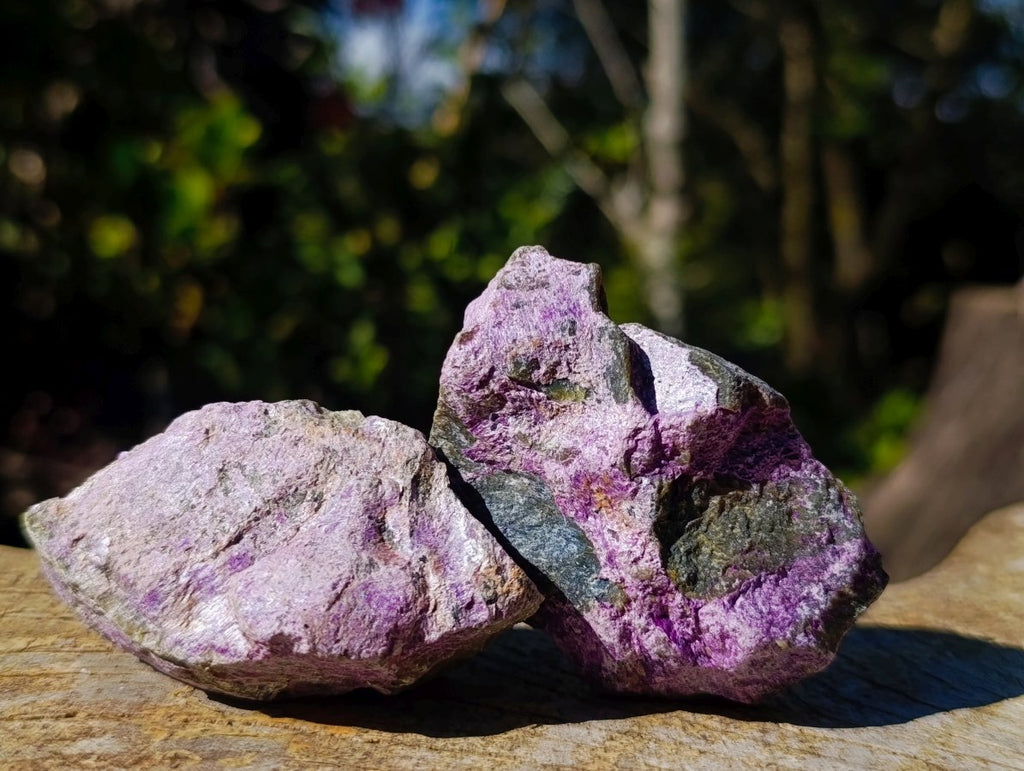 Natural Cobbed Stichtite Specimens x 35 From Barberton, South Africa - Toprock Gemstones and Minerals 