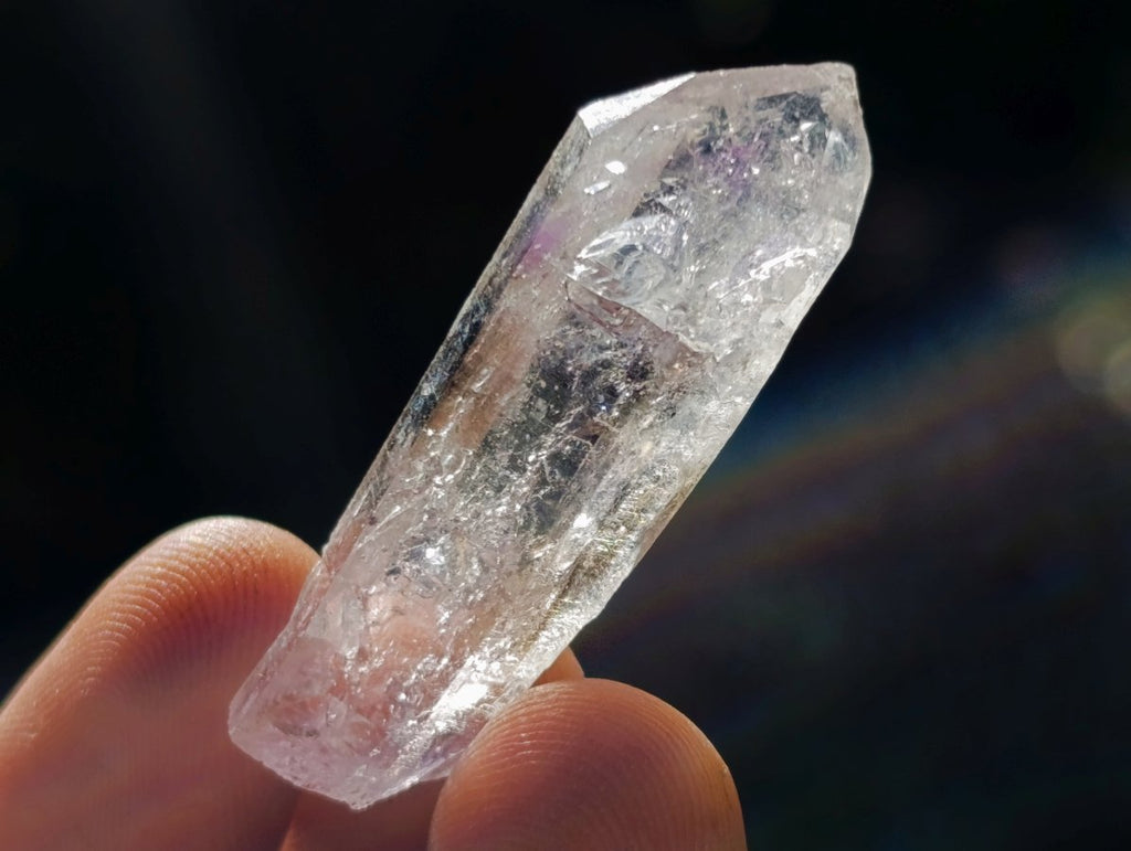 Natural Amethyst Window Quartz Crystals x 70 From Brandberg, Namibia - Toprock Gemstones and Minerals 