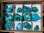 Polished Malacolla Free Forms x 12 From Kulukuluku, Congo - Toprock Gemstones and Minerals 
