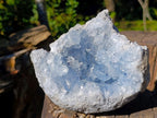 Natural Blue Celestite Geode Specimens x 3 From Sakoany, Madagascar - Toprock Gemstones and Minerals 