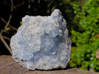 Natural Blue Celestite Geode Specimens x 3 From Sakoany, Madagascar - Toprock Gemstones and Minerals 