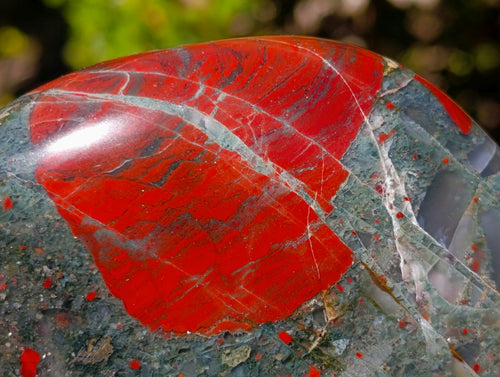 Polished Bloodstone Display Crystal Points x 3 From Swaziland - Toprock Gemstones and Minerals 