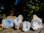 Natural Blue Lace Agate Geode Specimens x 24 From Nsanje, Malawi - Toprock Gemstones and Minerals 