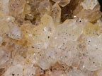 Natural Golden Limonite Quartz Clusters with Black Goethite Inclusions x 2 From Solwezi, Zambia - Toprock Gemstones and Minerals 