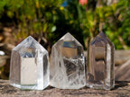 Polished Clear Quartz Display Crystals x 12 From Madagascar - Toprock Gemstones and Minerals 
