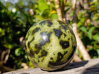 Polished Leopard Stone Spheres x 2 From Zimbabwe - Toprock Gemstones and Minerals 