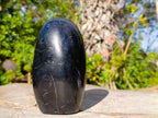 Polished Large Black Tourmaline Standing Display Piece x 1 From Madagascar - Toprock Gemstones and Minerals 