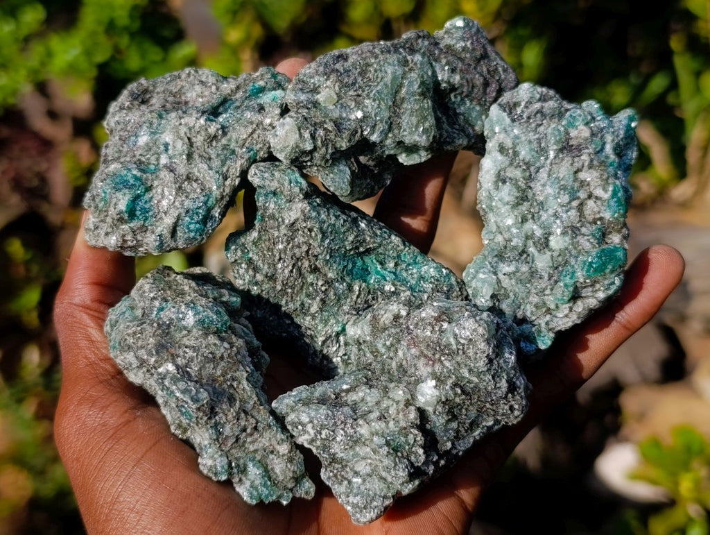 Natural Emerald Mica 'Mutokolite' Cobbed Specimens x 24 From Mutoko, Zimbabwe - Toprock Gemstones and Minerals 