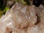 Natural Cascading White Phantom Smokey Luena Quartz Clusters x 2 From Luena, Congo - Toprock Gemstones and Minerals 