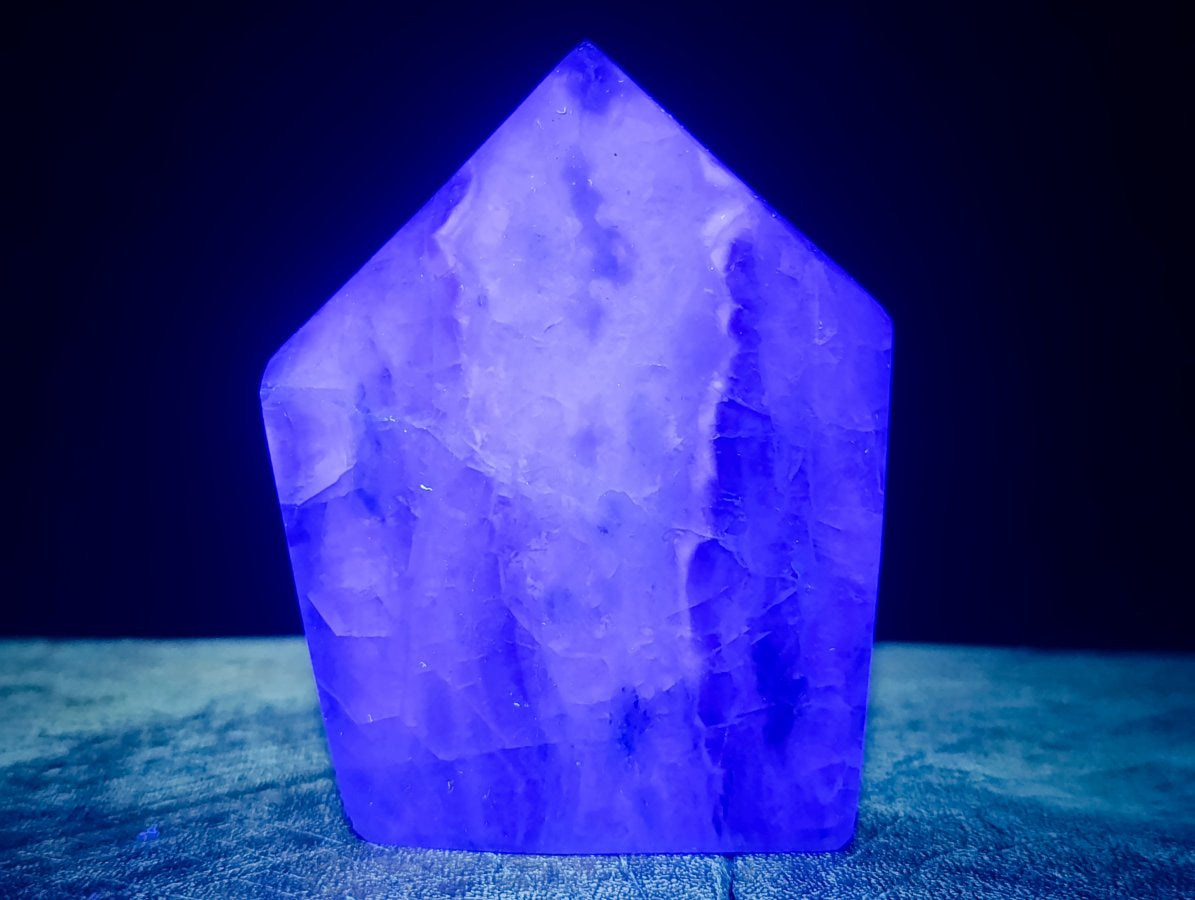 Polished Watermelon Fluorite Crystal Points x 2 From Uis, Namibia - Toprock Gemstones and Minerals 