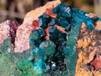Natural Dioptase on Dolomite Specimens x 4 From Likasi, Congo - Toprock Gemstones and Minerals 