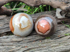 Polished Polychrome Jasper Spheres x 2 From NW Coast, Madagascar - Toprock Gemstones and Minerals 