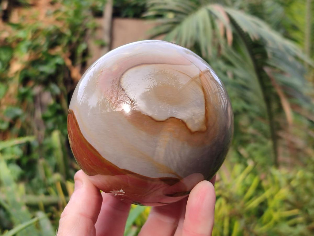 Polished Polychrome Jasper Spheres x 2 From NW Coast, Madagascar - Toprock Gemstones and Minerals 