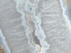 Polished Large Blue Lace Agate Standing Display Piece x 1 From Nsanje, Malawi - Toprock Gemstones and Minerals 