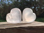 Polished Girasol Pearl Quartz Hearts x 12 From Ambatondrazaka, Madagascar - Toprock Gemstones and Minerals 