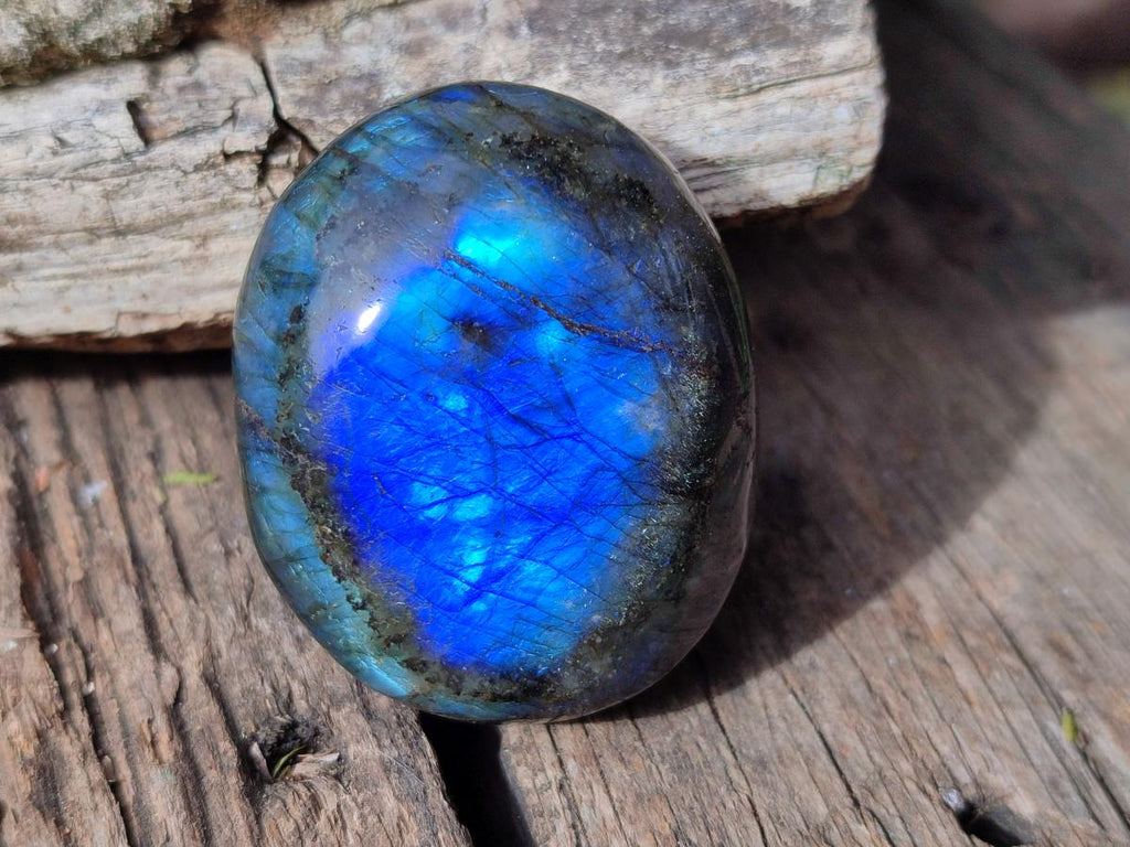 Polished Labradorite Palm Stones x 24 From Madagascar - Toprock Gemstones and Minerals 